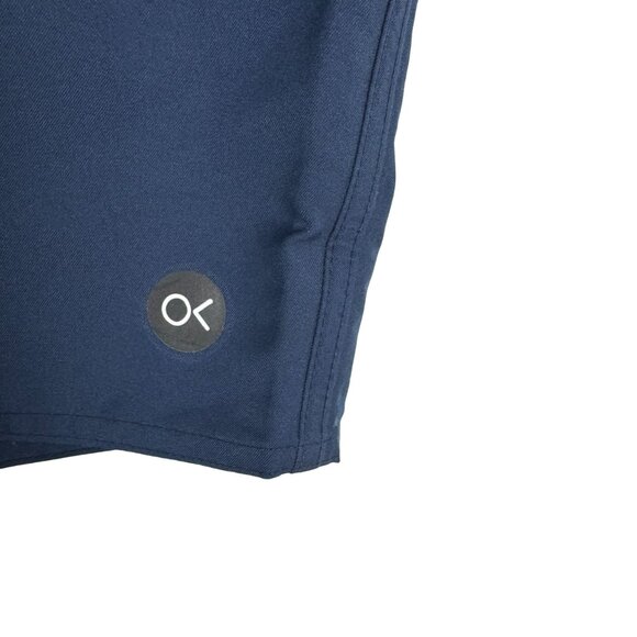 Outerknown Board Shorts Mens Size 34 Blue Solid Polyester Beach SW-2108 - Picture 4 of 10